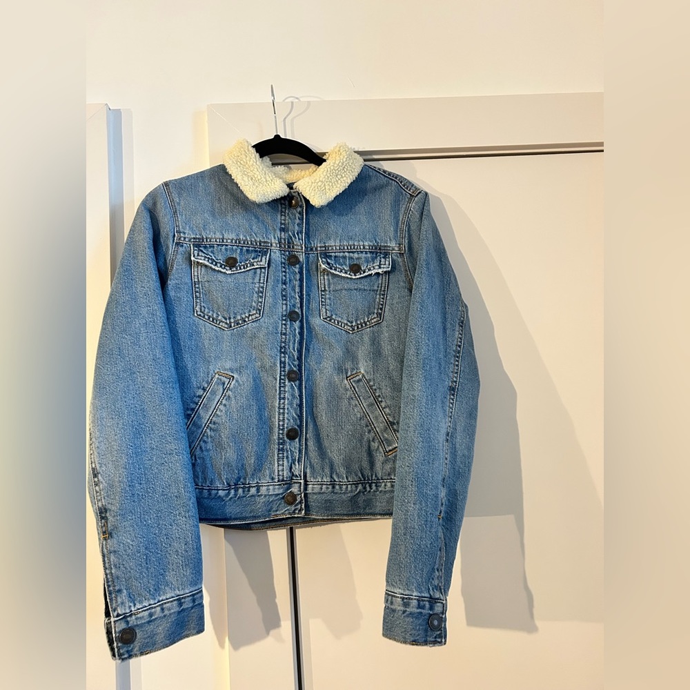 “Fur Denim Coat”